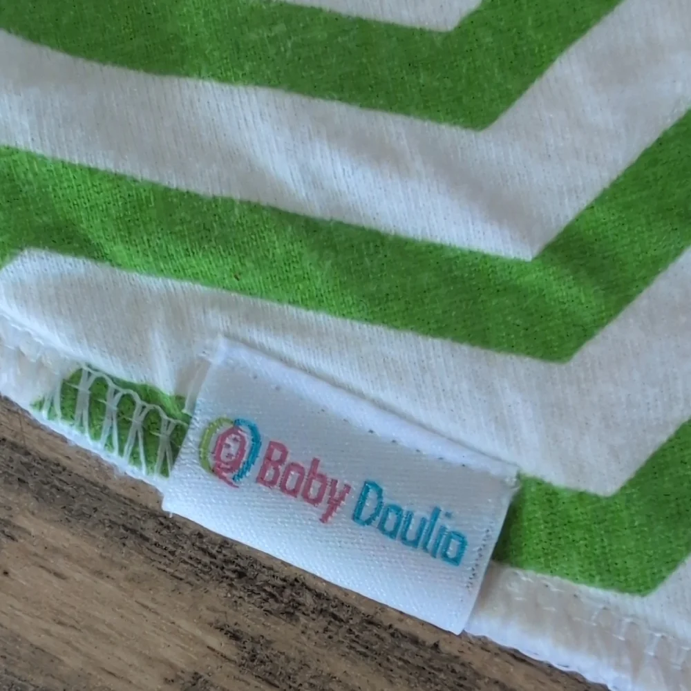 Up Simples & Baby Daulia Chevron Baby Bandana Bibs - Two